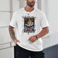 Just One More Chapter Cat Reading Books Coffee Lovers Premium Tri-Blend Unisex T-Shirt