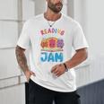 Reading Is My Jam I Love To Read Books Boy Girl Unisex T-Shirt Reading Is My Jam I Love To Read Books Boy Girl Unisex T-Shirt