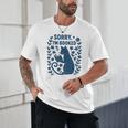 Sorry I'm Booked Cat Reading Book Boho Flowers Vintage Unisex T-Shirt Sorry I'm Booked Cat Reading Book Boho Flowers Vintage Unisex T-Shirt