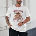 Vintage Retro North Pole Book Club Hot Cocoa Unisex T-Shirt