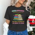 Abibliophobia Book Lovers Graphic Unisex T-Shirt Abibliophobia Book Lovers Graphic Unisex T-Shirt