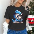 Adorable Book Lover Blue Jay With Reading Glasses Cute Unisex T-Shirt Adorable Book Lover Blue Jay With Reading Glasses Cute Unisex T-Shirt