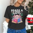 Axolotl Books Readsalotl Reading Bookworm Boys Girls Unisex T-Shirt Axolotl Books Readsalotl Reading Bookworm Boys Girls Unisex T-Shirt