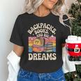 Backpacks Books And Big Dreams Cute Back To School Unisex T-Shirt