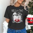 Bella Ciao Goodbye Beautiful Skull Book Of Dark Magic Occult Unisex T-Shirt Bella Ciao Goodbye Beautiful Skull Book Of Dark Magic Occult Unisex T-Shirt