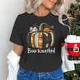Boo-Kmarked Fall Pumpkin Books Halloween Teacher Teaching Unisex T-Shirt