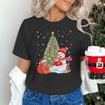 Book Christmas Tree Bookworm Gingerbread Man Snowman Reading Unisex T-Shirt Book Christmas Tree Bookworm Gingerbread Man Snowman Reading Unisex T-Shirt