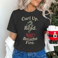 Book Dragon Fantasy Reader Cozy Reading Book Lover Dragon Unisex T-Shirt Book Dragon Fantasy Reader Cozy Reading Book Lover Dragon Unisex T-Shirt
