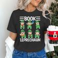 Book Leprechaun St Patrick's Day Library Librarian Reading Unisex T-Shirt