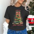 Book Lover Christmas Tree I Have No Shelf Control Unisex T-Shirt