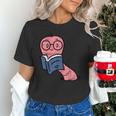 Book Worm Pun Read Reading Librarian America Men Women Kids Unisex T-Shirt