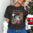 All Booked For Christmas Cute Bookish Cat Lover Unisex T-Shirt All Booked For Christmas Cute Bookish Cat Lover Unisex T-Shirt
