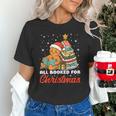 All Booked For Christmas Gingerbread Christmas Tree Book Kid Unisex T-Shirt
