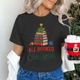 All Booked For Christmas Librarian Reader Xmas Pajama Unisex T-Shirt