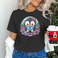 Bookish Penguin Heart A Readers Love Penguins Unisex T-Shirt