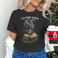 Bookish Quote I Am a Book Dragon Not a Worm Reading Book Unisex T-Shirt