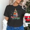 Books Make You Bright Christmas Librarian Book Lover Unisex T-Shirt Books Make You Bright Christmas Librarian Book Lover Unisex T-Shirt