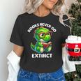 Books Never Go Extinct Reading Dinosaur Bookish Nerdy Unisex T-Shirt Books Never Go Extinct Reading Dinosaur Bookish Nerdy Unisex T-Shirt