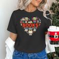 Books Heart Valentines Day Books Are My Love Language Unisex T-Shirt Books Heart Valentines Day Books Are My Love Language Unisex T-Shirt
