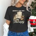 Books Are My Therapy Cozy Reading Chair Artwork Unisex T-Shirt Books Are My Therapy Cozy Reading Chair Artwork Unisex T-Shirt