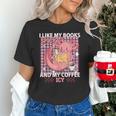I Like My Books Spicy And My Coffee Icy Librarian Unisex T-Shirt I Like My Books Spicy And My Coffee Icy Librarian Unisex T-Shirt