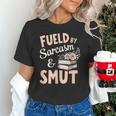 Bookworm Fueled By Sarcasm And Smut Book Reading Unisex T-Shirt Bookworm Fueled By Sarcasm And Smut Book Reading Unisex T-Shirt