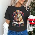 Capybara Bookworm Rodent Reading a Book Unisex T-Shirt