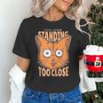 Cat Lover Antisocial Too Close Introvert People Hater Unisex T-Shirt