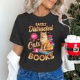 Cat Shirts For Women Book Lover Shirt Cats And Books Unisex T-Shirt Cat Shirts For Women Book Lover Shirt Cats And Books Unisex T-Shirt