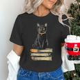 Cat Sitting On Books Unisex T-Shirt Cat Sitting On Books Unisex T-Shirt