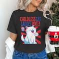 Childless Cat Ladies Vote Kamala Harris Cute Comic Book Cat Unisex T-Shirt