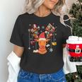Christmas Librarian Reindeer Xmas Book Teachers Love Reading Unisex T-Shirt