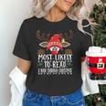 Christmas Matching Most Likely To Read A Book PJS Unisex T-Shirt