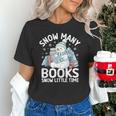Christmas Reading Snowman So Many Books Men Women Kids Unisex T-Shirt
