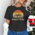 Coffee Beans & Books Retro Bookworm Librarian Unisex T-Shirt
