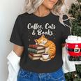 Coffee Cats & Books Lover For Women & Girls Coffee Unisex T-Shirt Coffee Cats & Books Lover For Women & Girls Coffee Unisex T-Shirt