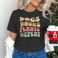Colorful Dogs Books Plants Repeat Unisex T-Shirt