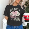 Coquette 100 Days Of Bows Books Reading 100th Day Of School Unisex T-Shirt