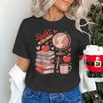 Coquette Teacher School Supplies Bows Books Globe Apple Cute Unisex T-Shirt Coquette Teacher School Supplies Bows Books Globe Apple Cute Unisex T-Shirt