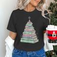 Cute Bookmas Christmas Book Tree Book Lover Teacher Unisex T-Shirt