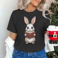 Cute Bookworm Bunny Reading For Kids And Teachers Unisex T-Shirt