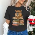 Cute Capybara Reading Books Animal Capybara Bookworms Unisex T-Shirt Cute Capybara Reading Books Animal Capybara Bookworms Unisex T-Shirt