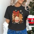 Cute Christmas Books Gingerbread Xmas Book Lover Teacher Unisex T-Shirt