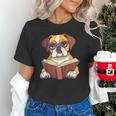 Cute Dog Boxer Reading Book Unisex T-Shirt Cute Dog Boxer Reading Book Unisex T-Shirt