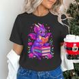 Cute Dragon Reading Books Bookworm Unisex T-Shirt Cute Dragon Reading Books Bookworm Unisex T-Shirt