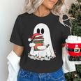 Cute Ghost Holding Books Bookish Christmas Unisex T-Shirt