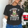 Cute Otter Reading Book Lover Sea Otters Animal Lover Unisex T-Shirt Cute Otter Reading Book Lover Sea Otters Animal Lover Unisex T-Shirt