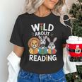 Cute Wildlife Zoo Animals For Book Reader Bookworms Unisex T-Shirt Cute Wildlife Zoo Animals For Book Reader Bookworms Unisex T-Shirt