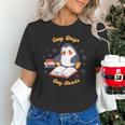 Cute Xmas Book Lover Penguin Reading Cosy Days Cosy Reads Unisex T-Shirt