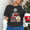 Dalmatian Reading Books Matching Bookworm Readers Librarian Unisex T-Shirt